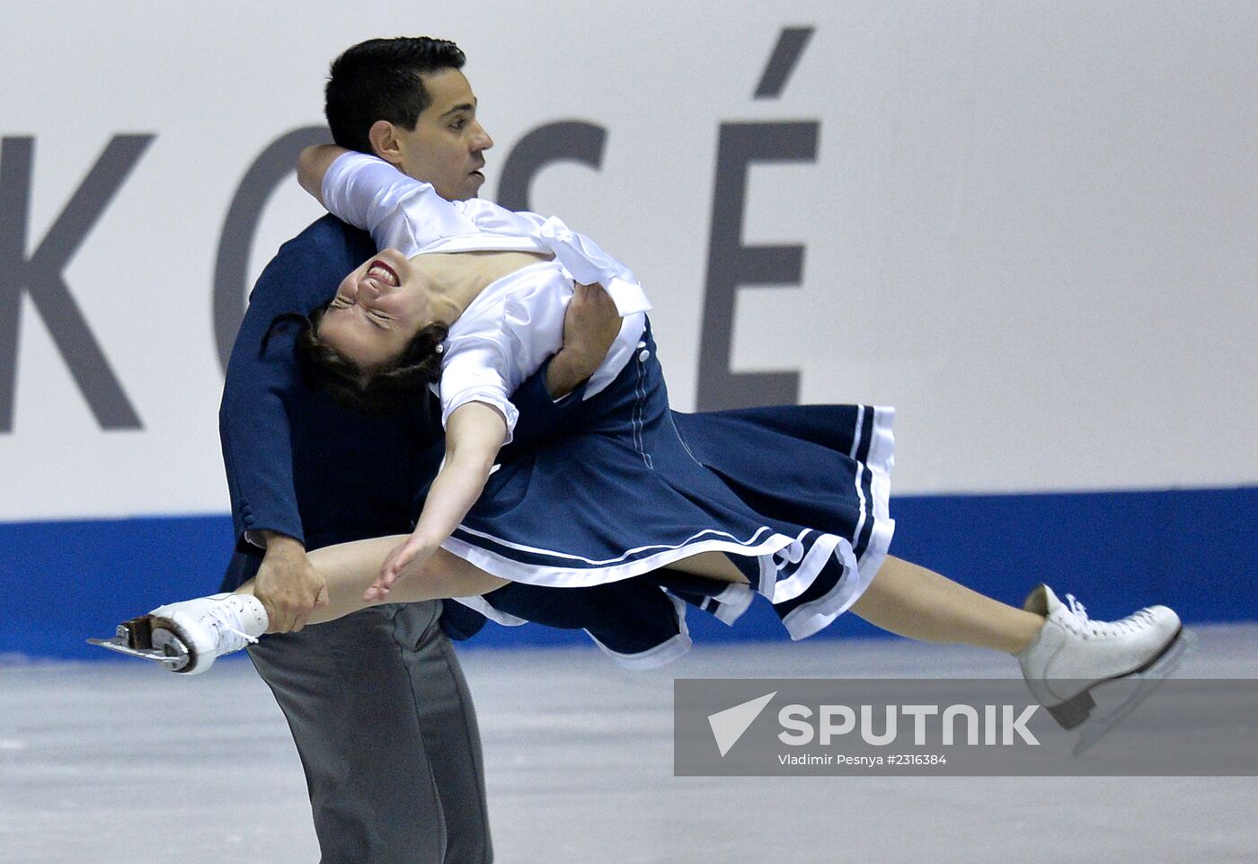 ISU Grand Prix of Figure Skating. Ice dance. Short program