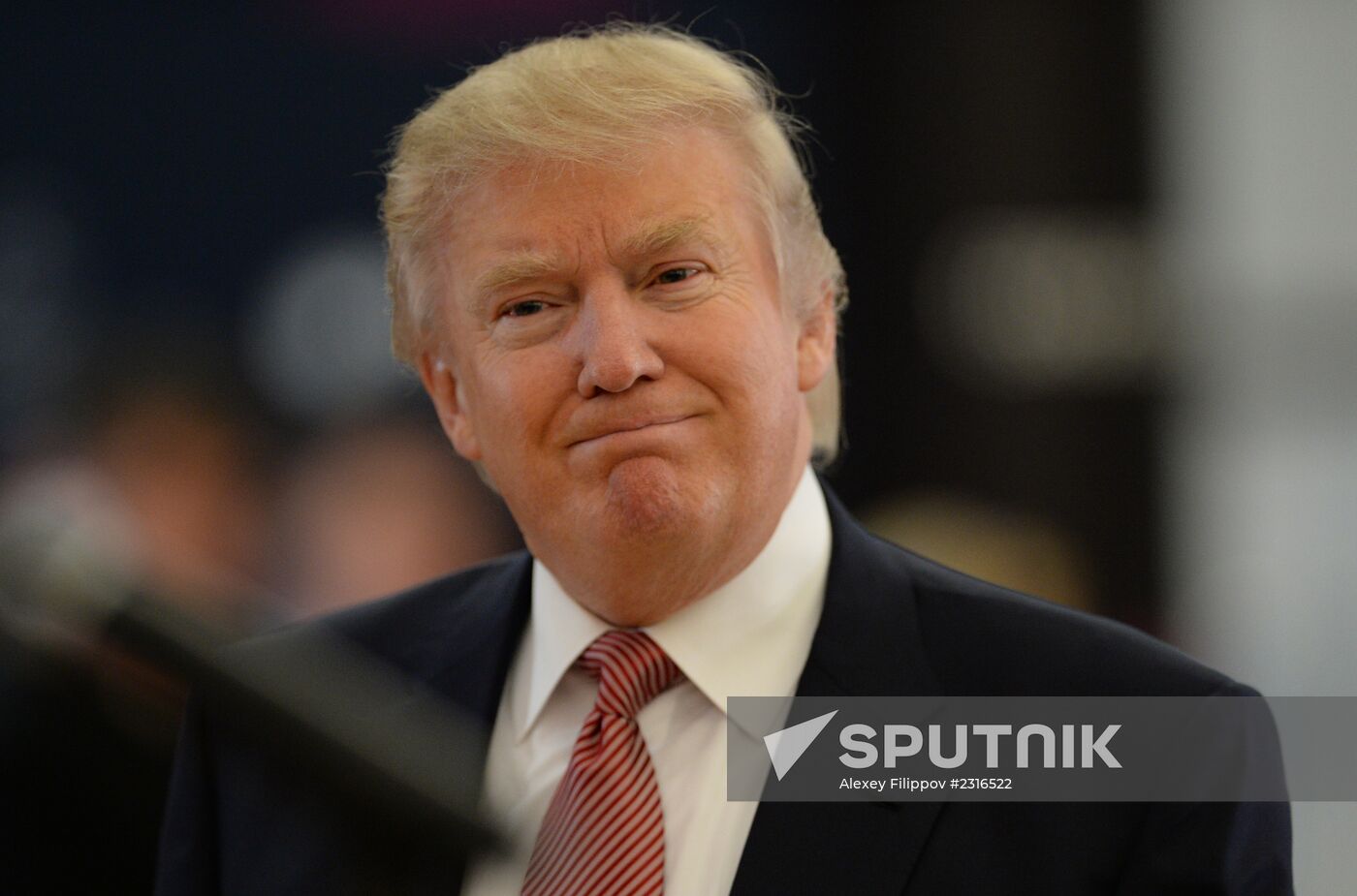 News conference with Donald Trump on 2013 Miss Universe Competition