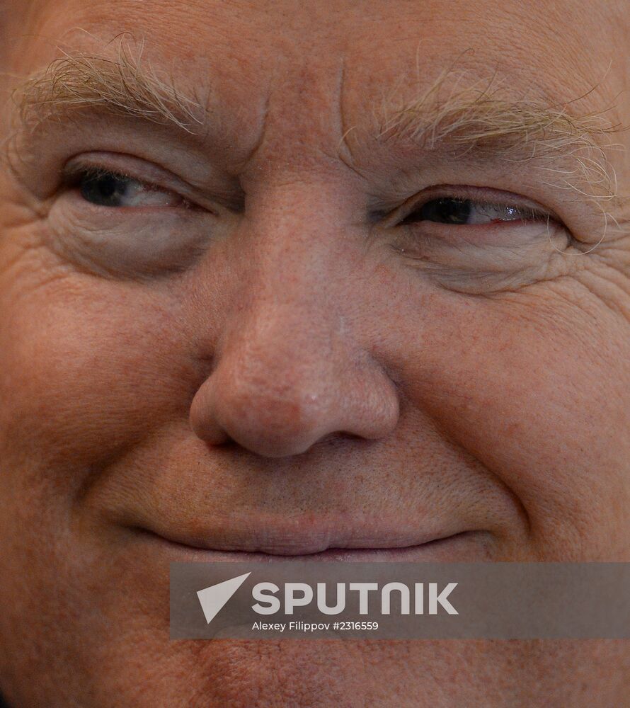 News conference with Donald Trump on 2013 Miss Universe Competition