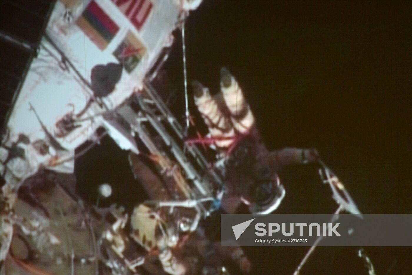 Olympic torch carried into space - live broadcast