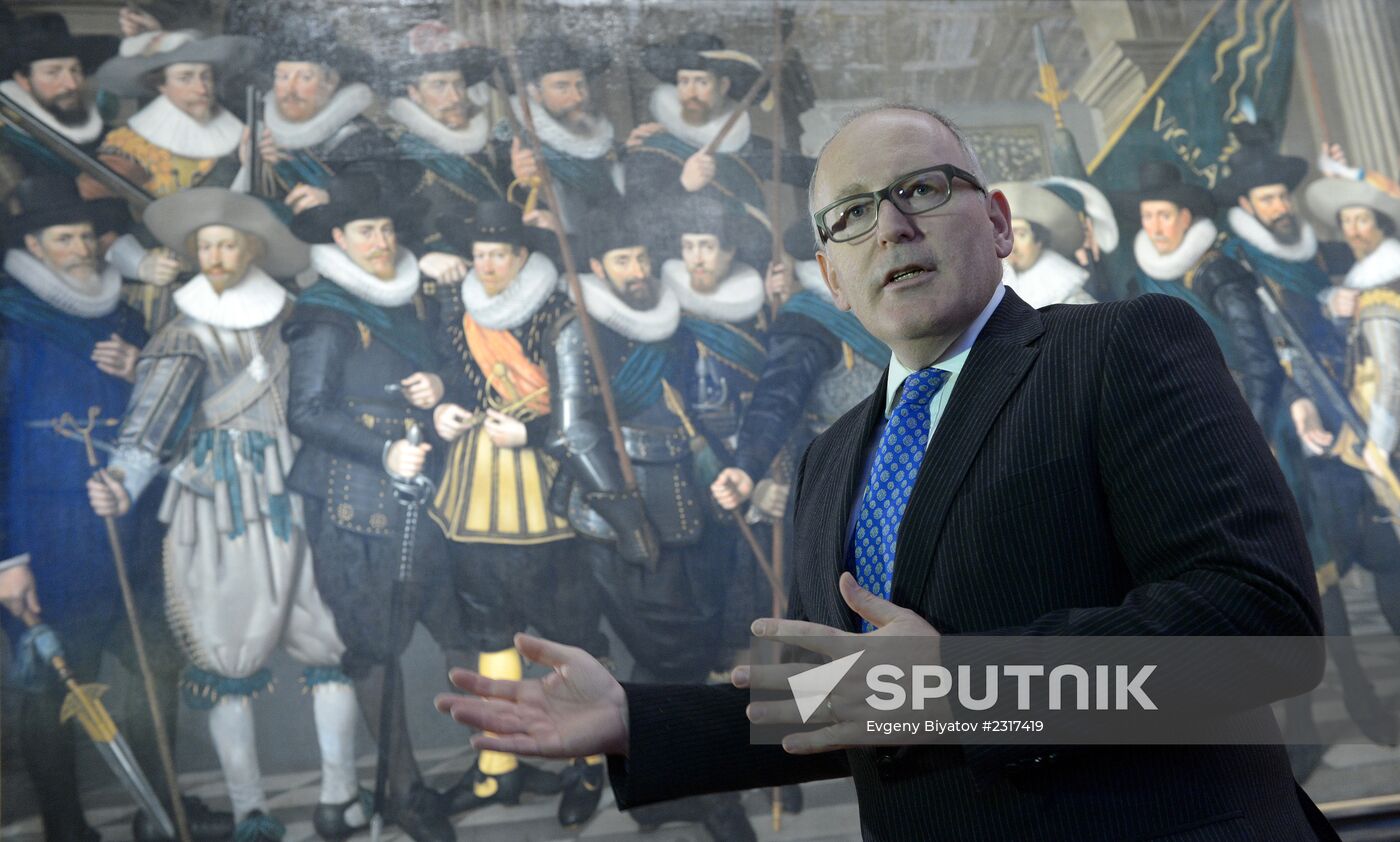 Interview with Dutch Foreign Minister Frans Timmermans