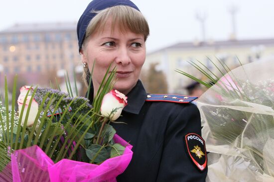 Day for members of the Russian Internal Affairs Ministry in Chechnya