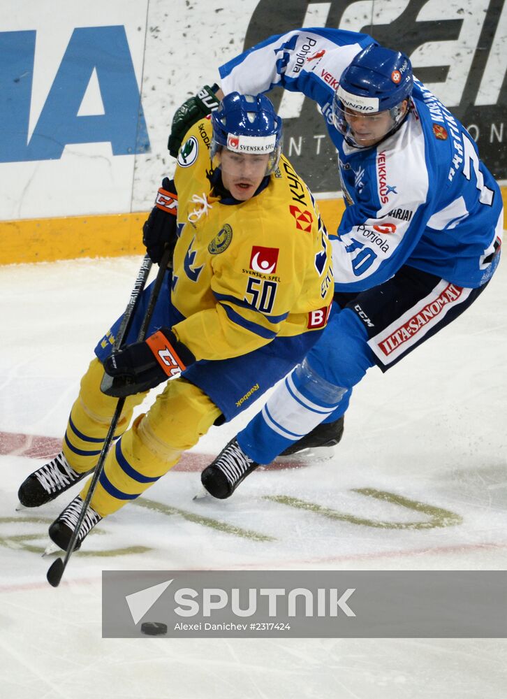 Ice Hockey. Karjala Cup. Finland vs. Sweden