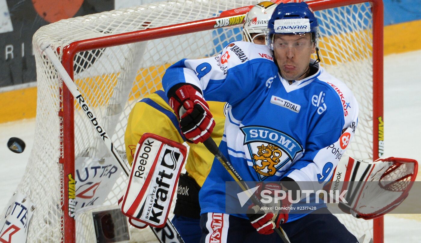 Ice Hockey. Karjala Cup. Finland vs. Sweden