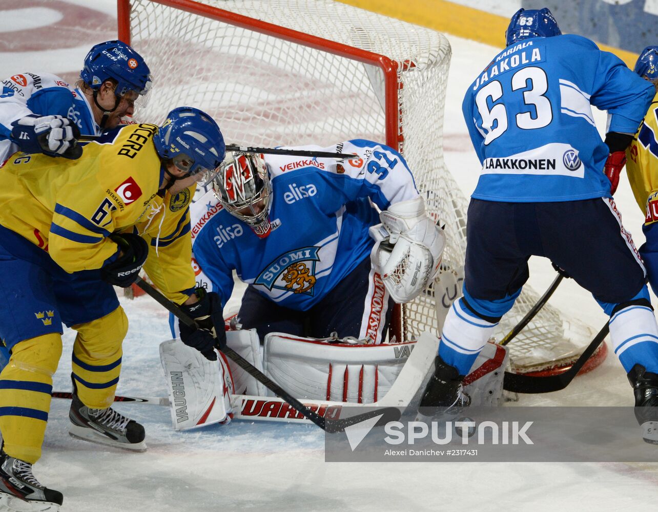 Ice Hockey. Karjala Cup. Finland vs. Sweden