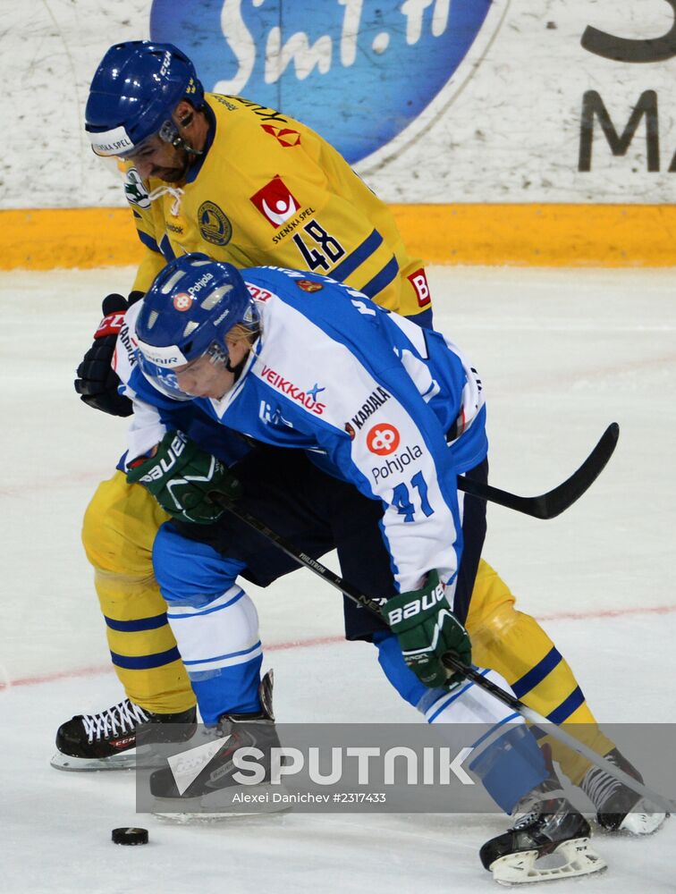 Ice Hockey. Karjala Cup. Finland vs. Sweden