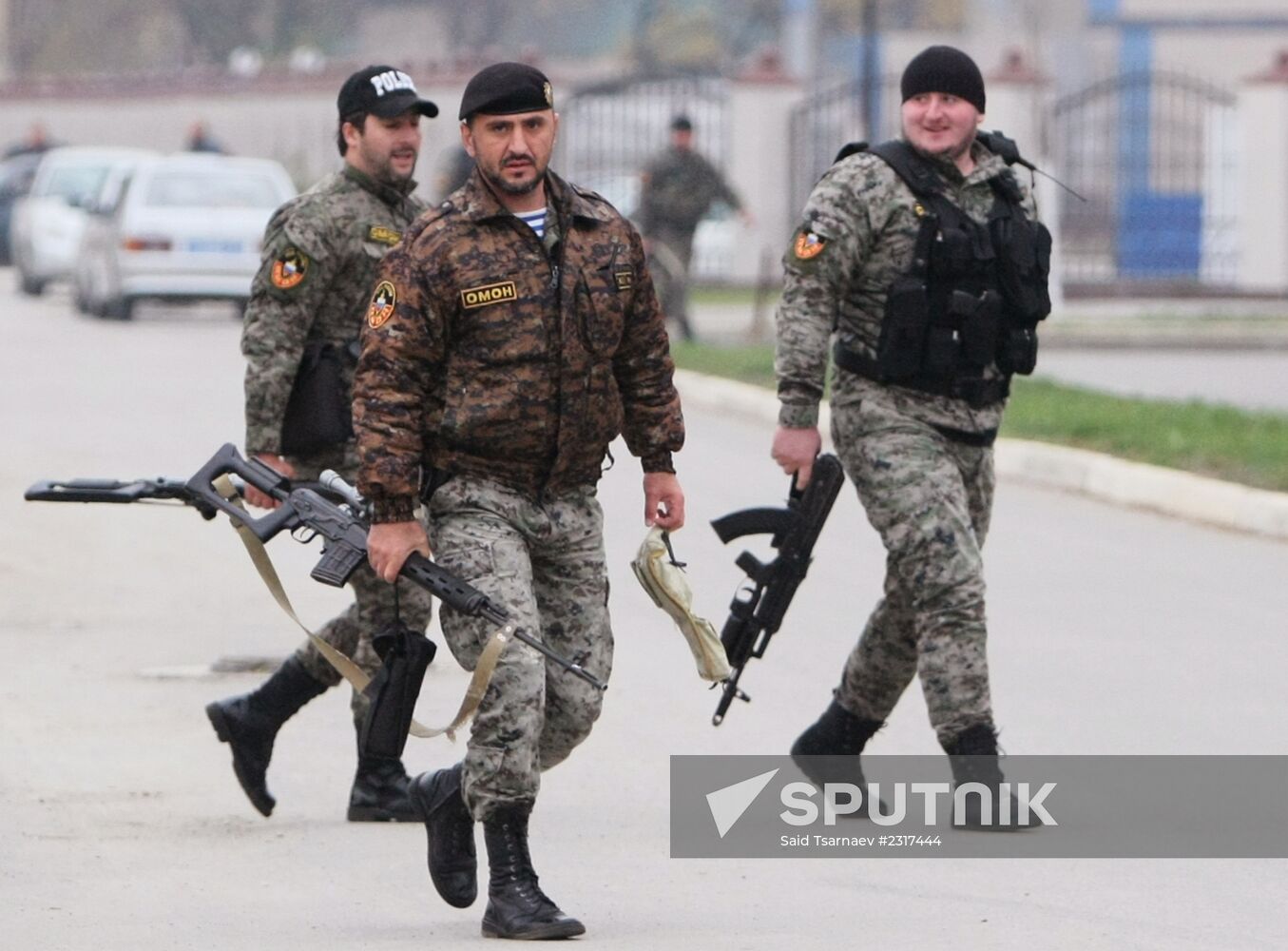 Russian Internal Affairs Ministry members' Day in Chechnya
