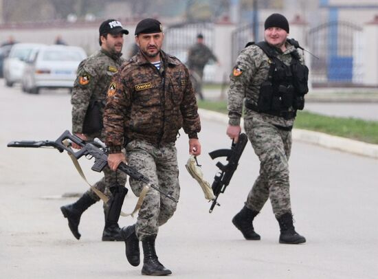 Russian Internal Affairs Ministry members' Day in Chechnya
