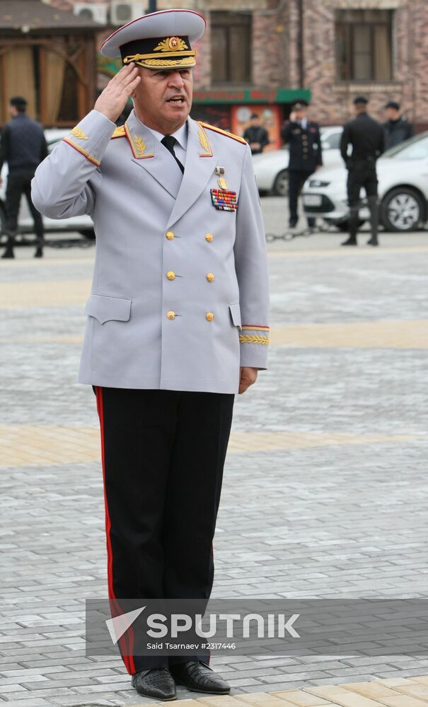 Day for members of the Russian Internal Affairs Ministry in Chechnya