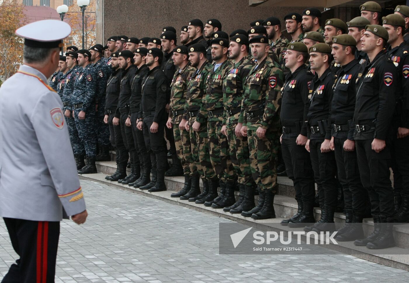 Russian Internal Affairs Ministry members' Day in Chechnya