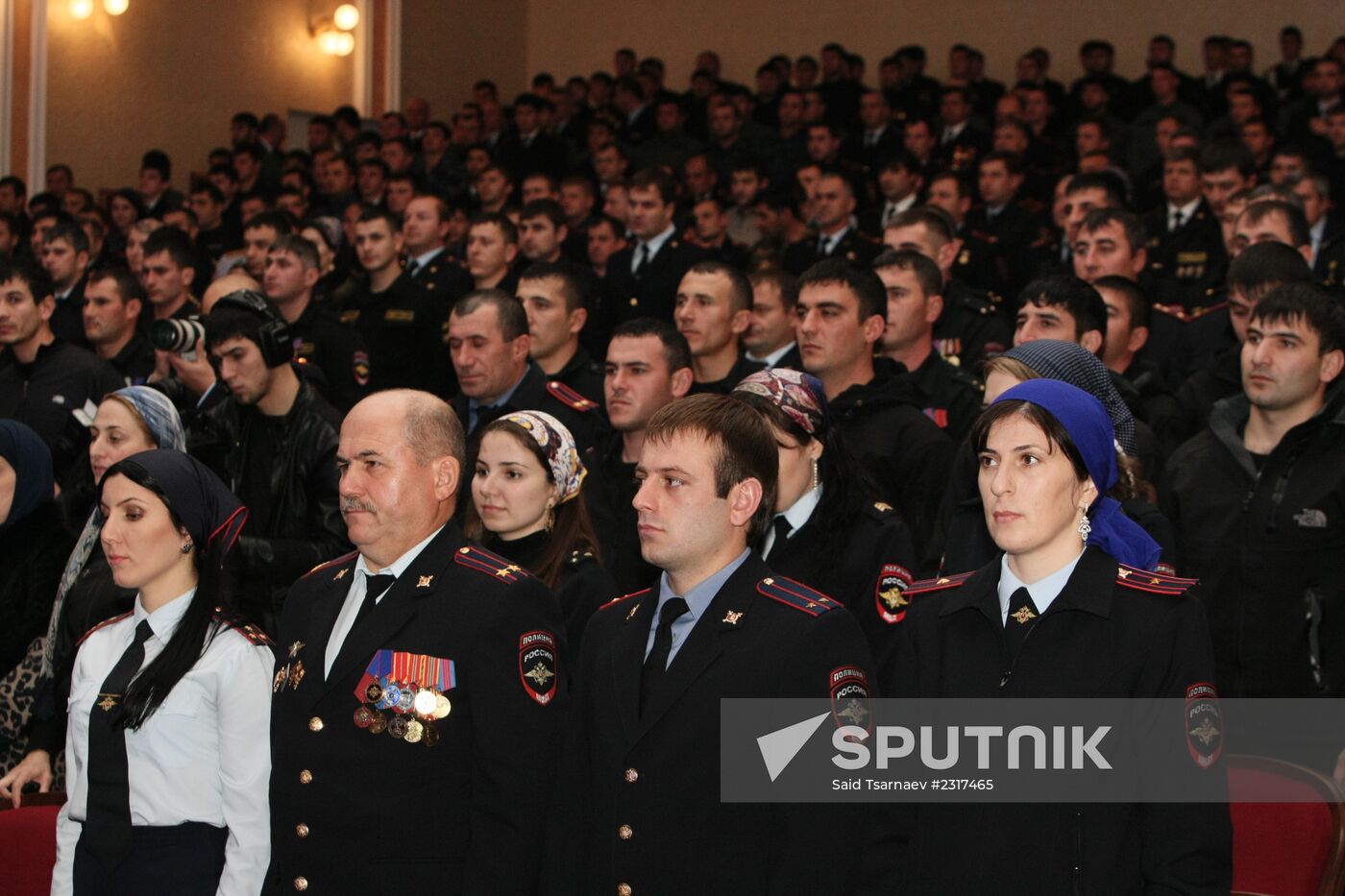 Russian Internal Affairs Ministry members' Day in Chechnya