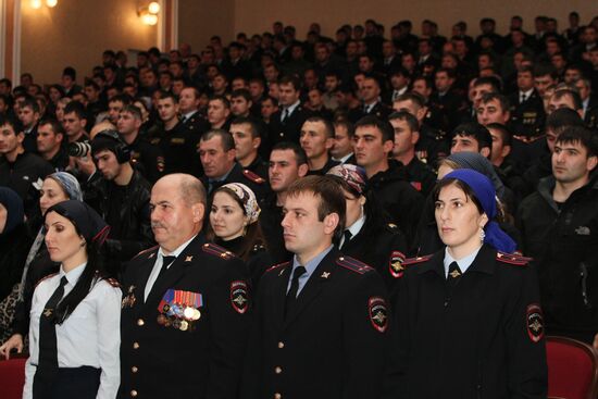 Russian Internal Affairs Ministry members' Day in Chechnya