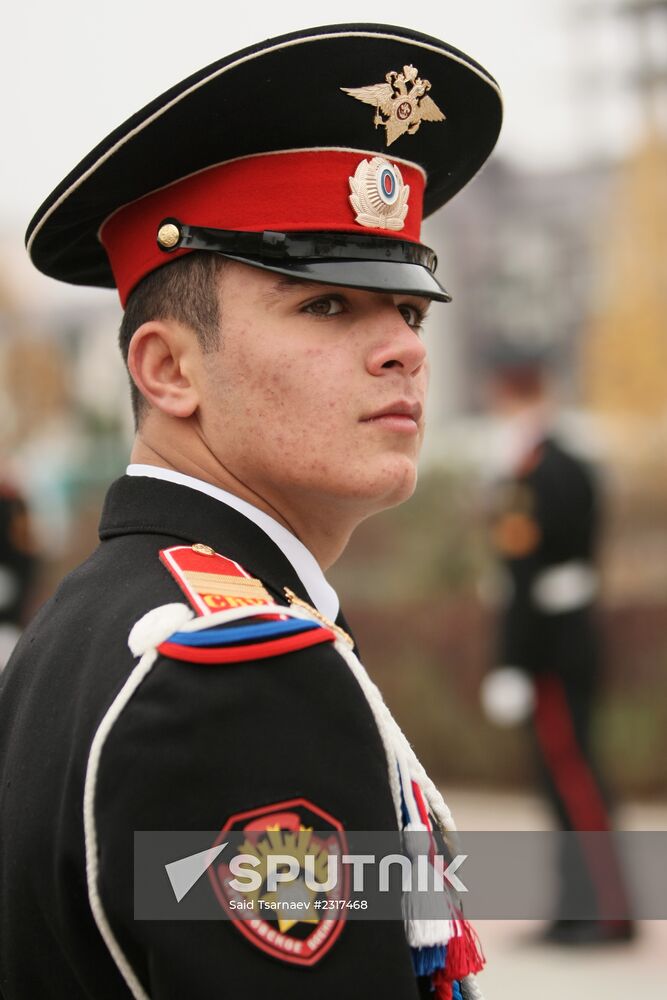 Russian Internal Affairs Ministry members' Day in Chechnya