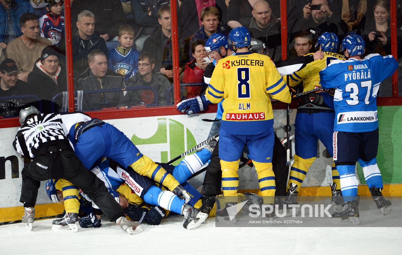 Ice Hockey. Karjala Cup. Finland vs. Sweden