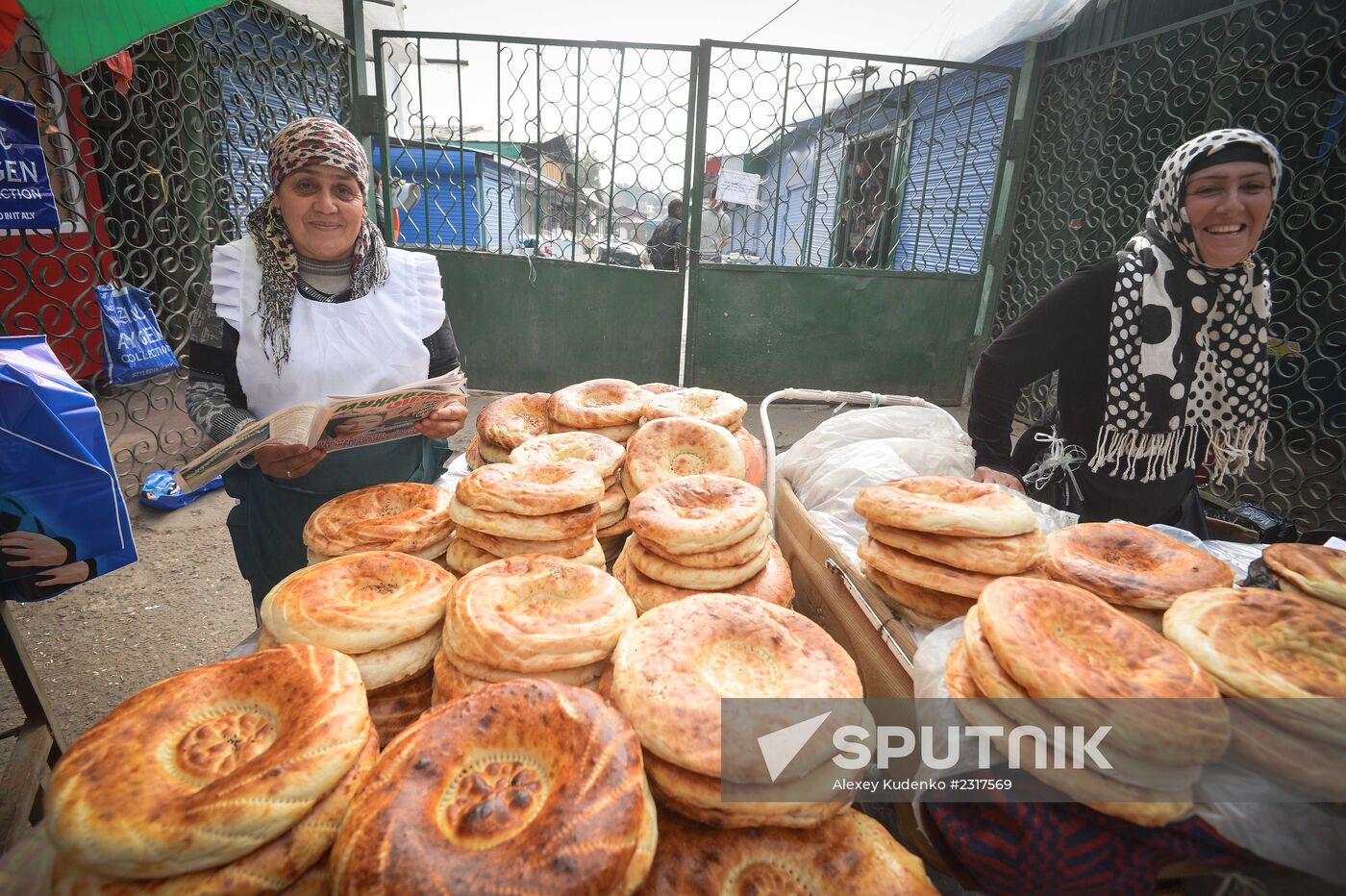 Green market in Dushanbe