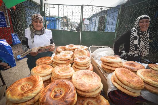 Green market in Dushanbe