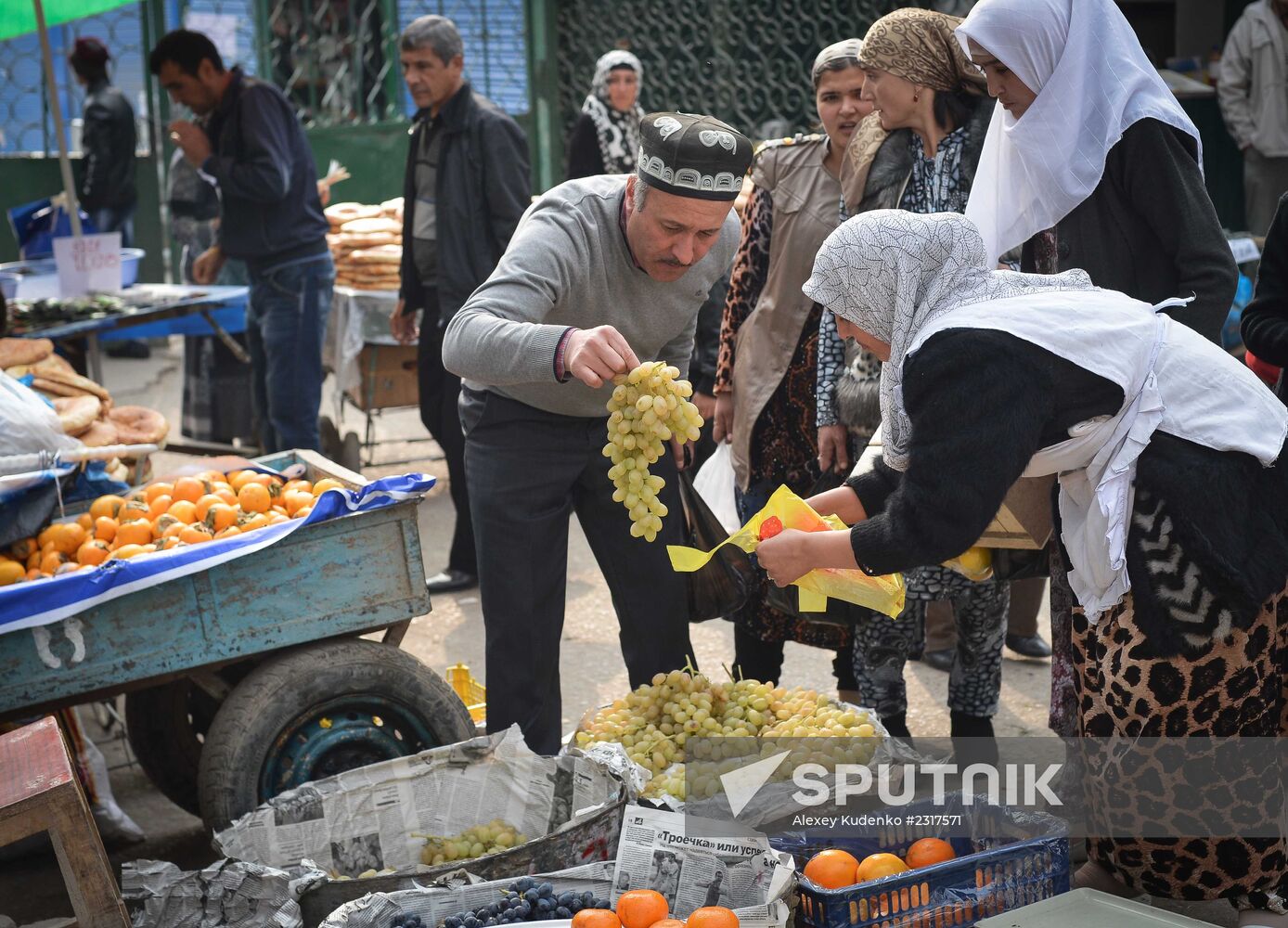 Green Market in Dushanbe