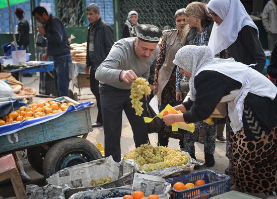 Green Market in Dushanbe