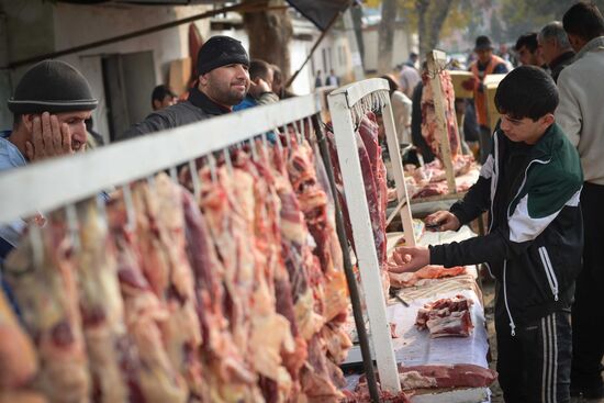 Green Market in Dushanbe