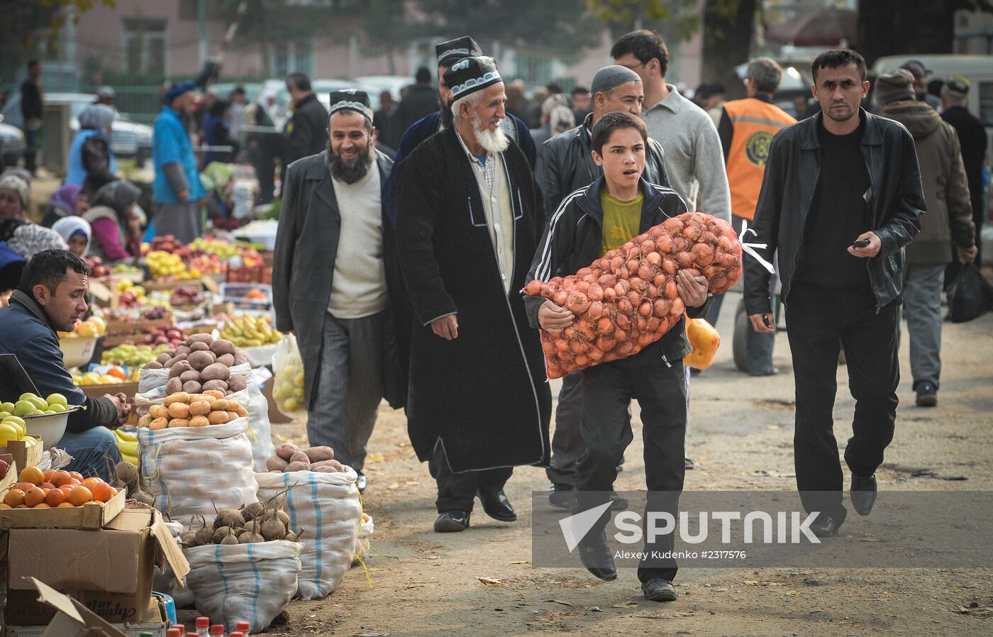 Green Market in Dushanbe