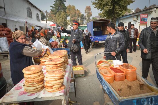 Green Market in Dushanbe