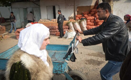 Green Market in Dushanbe