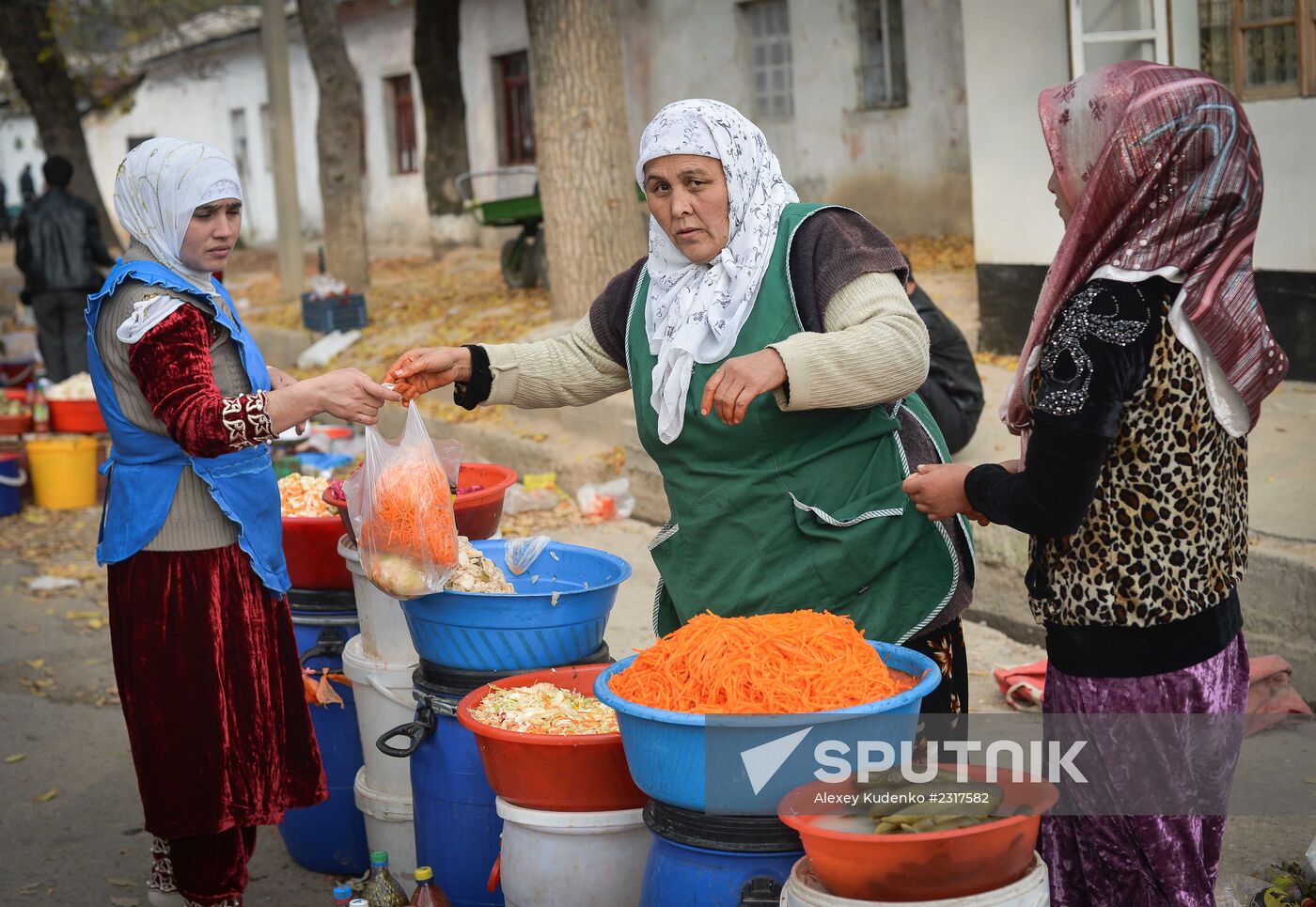 Green Market in Dushanbe