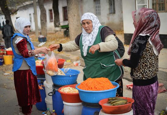 Green Market in Dushanbe