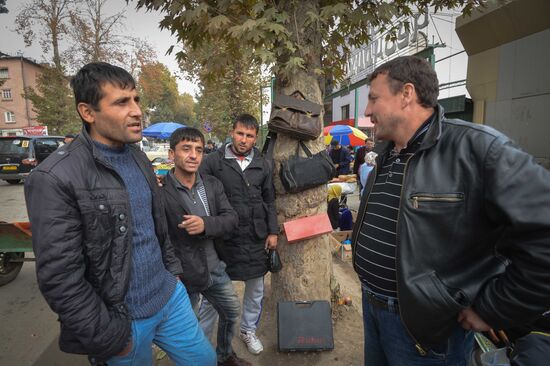 Green Market in Dushanbe