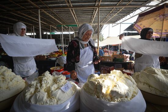 Green Market in Dushanbe