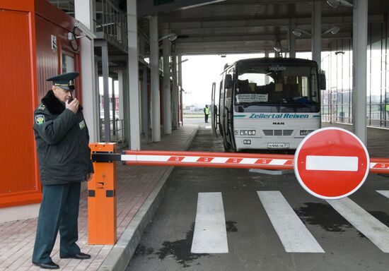 Shebekino customs checkpoint on Russian-Ukrainian border