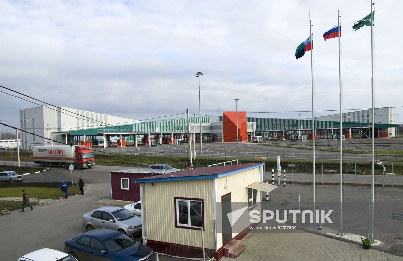 Shebekino customs checkpoint on Russian-Ukrainian border