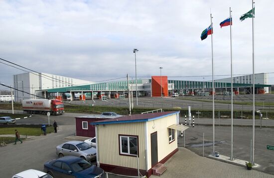 Shebekino customs checkpoint on Russian-Ukrainian border