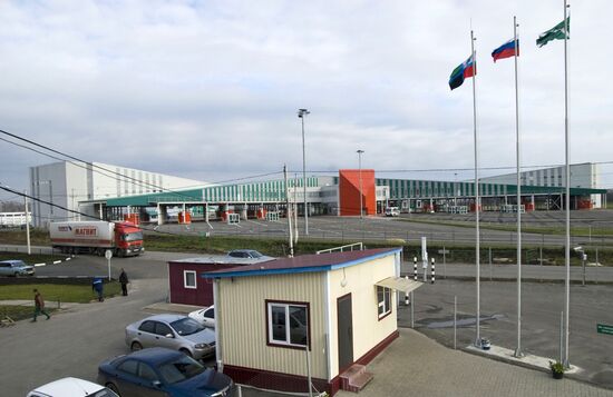 Shebekino customs checkpoint on Russian-Ukrainian border