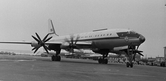 Passenger aircraft TupolevTu-114