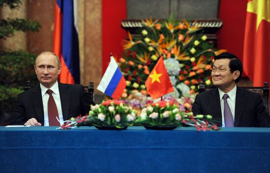 Vladimir Putin's official visit to Vietnam