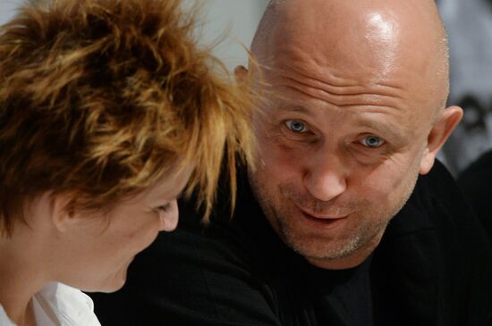 Opening Igor Ganzha's exhibition "Pozner. Big Portrait"