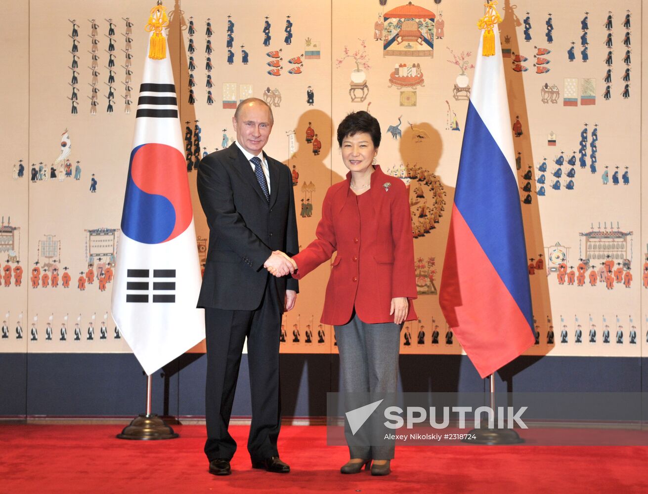 Vladimir Putin's official visit to South Korea