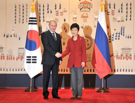 Vladimir Putin's official visit to South Korea