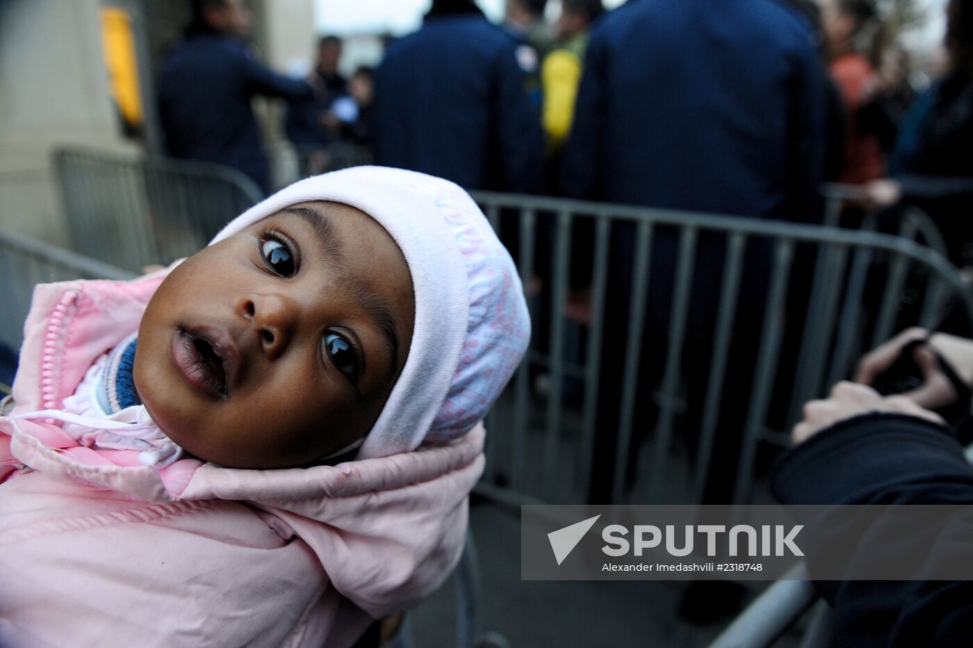 People line for Georgian citizenship in Tbilisi
