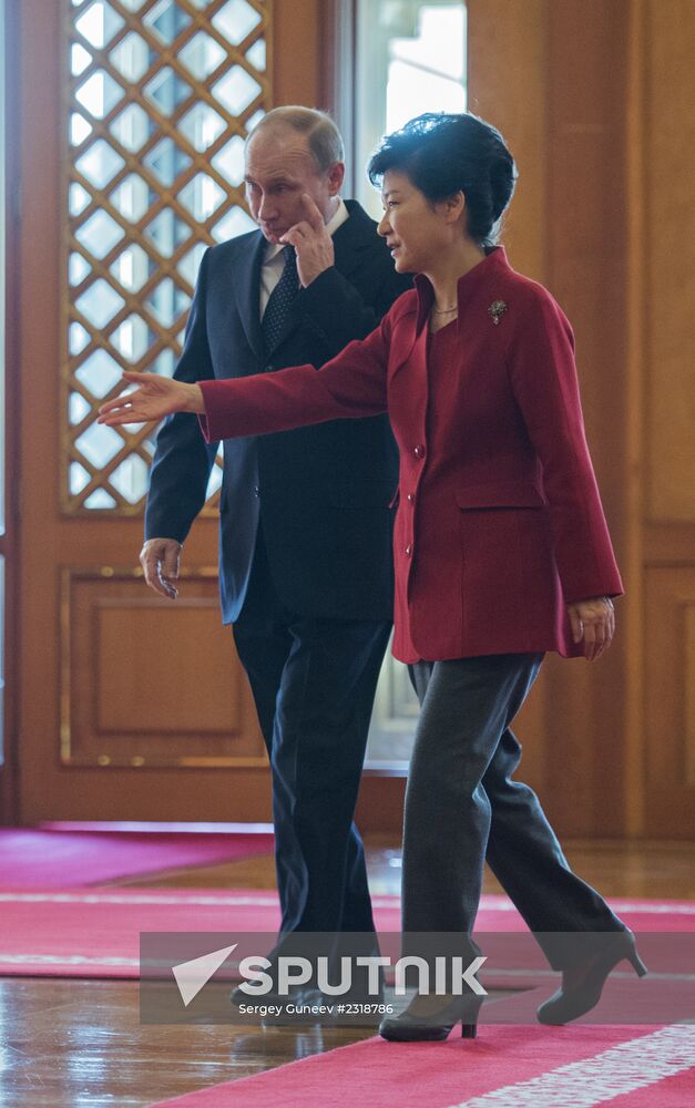 Vladimir Putin's official visit to South Korea