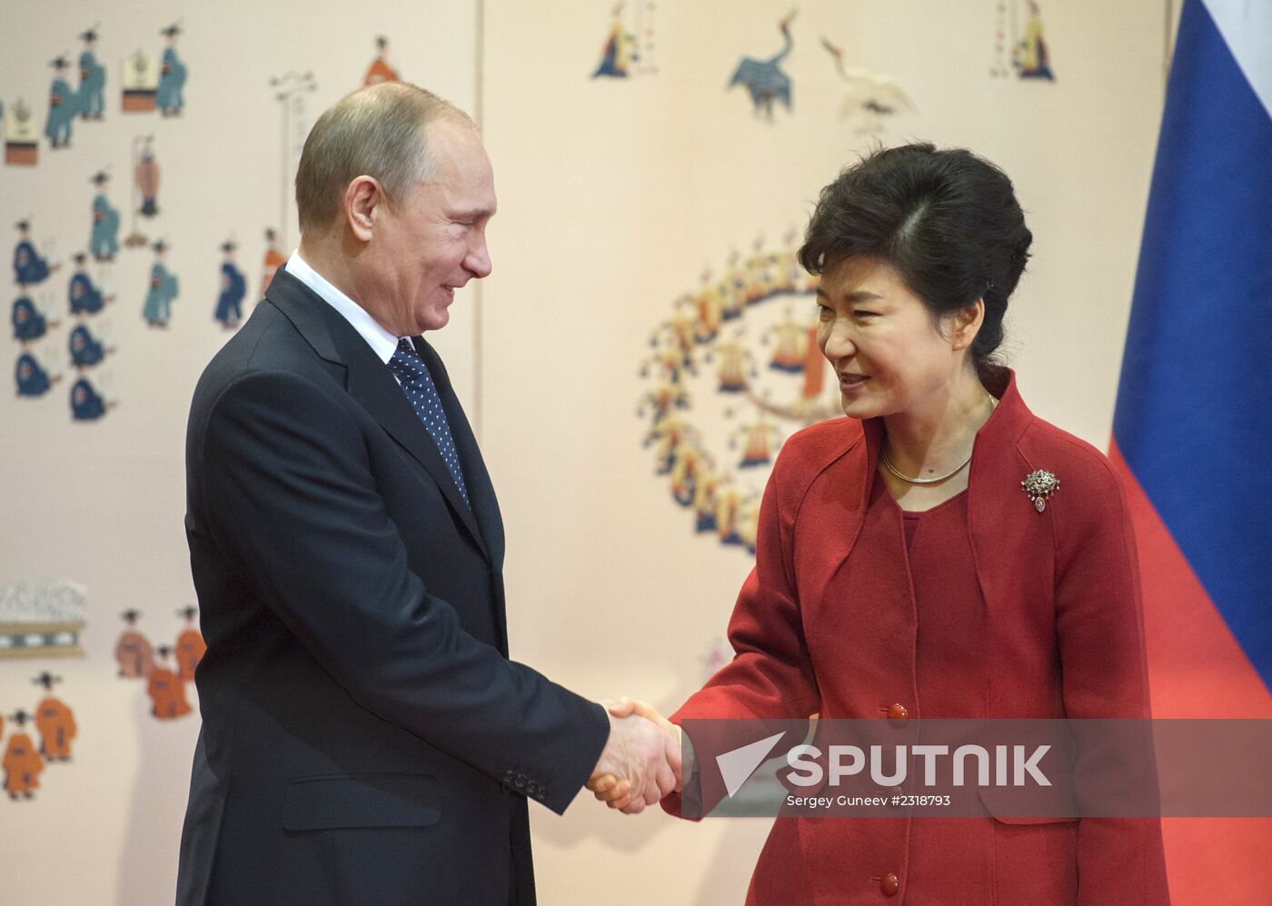 Vladimir Putin's official visit to South Korea