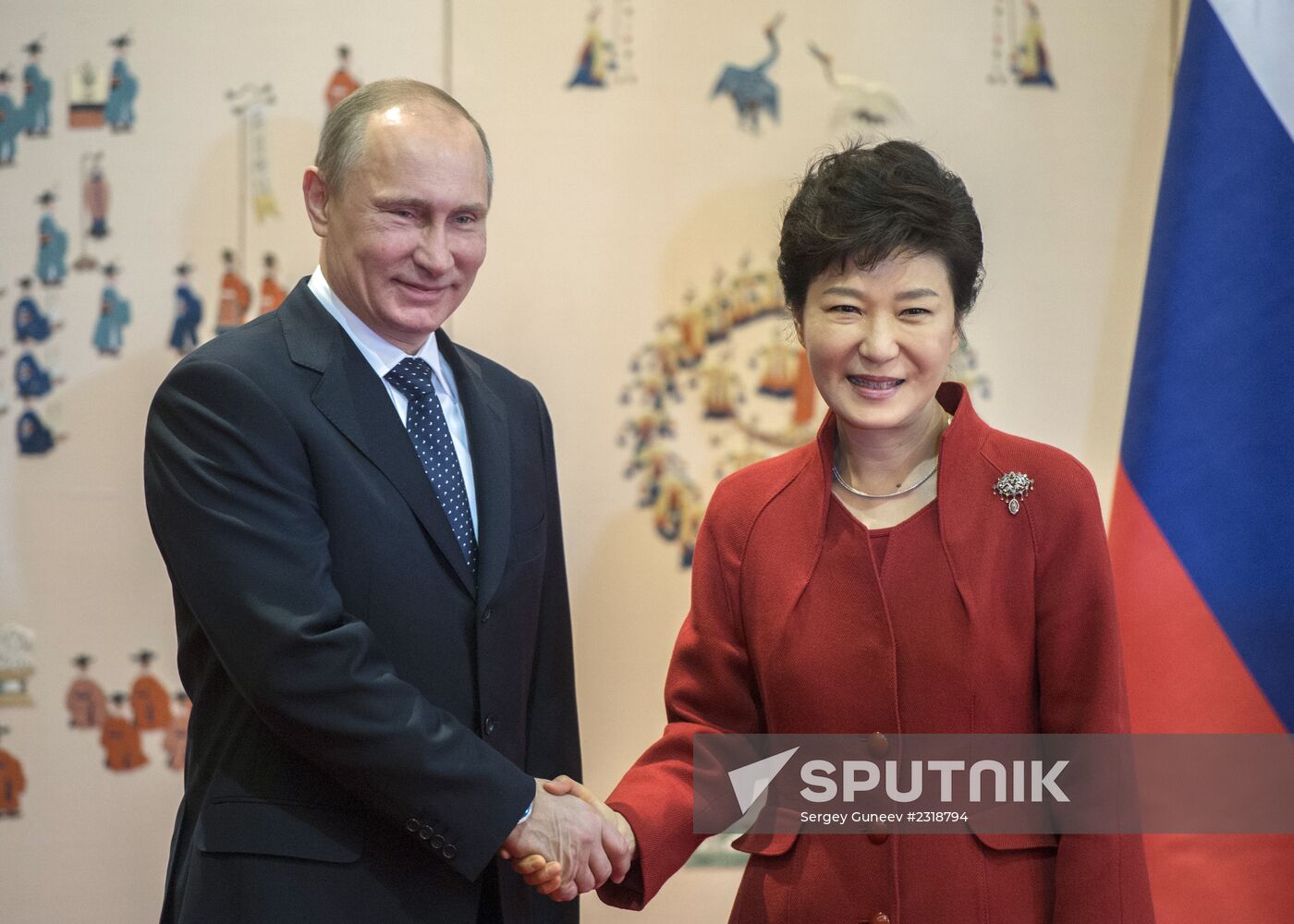 Vladimir Putin's official visit to South Korea