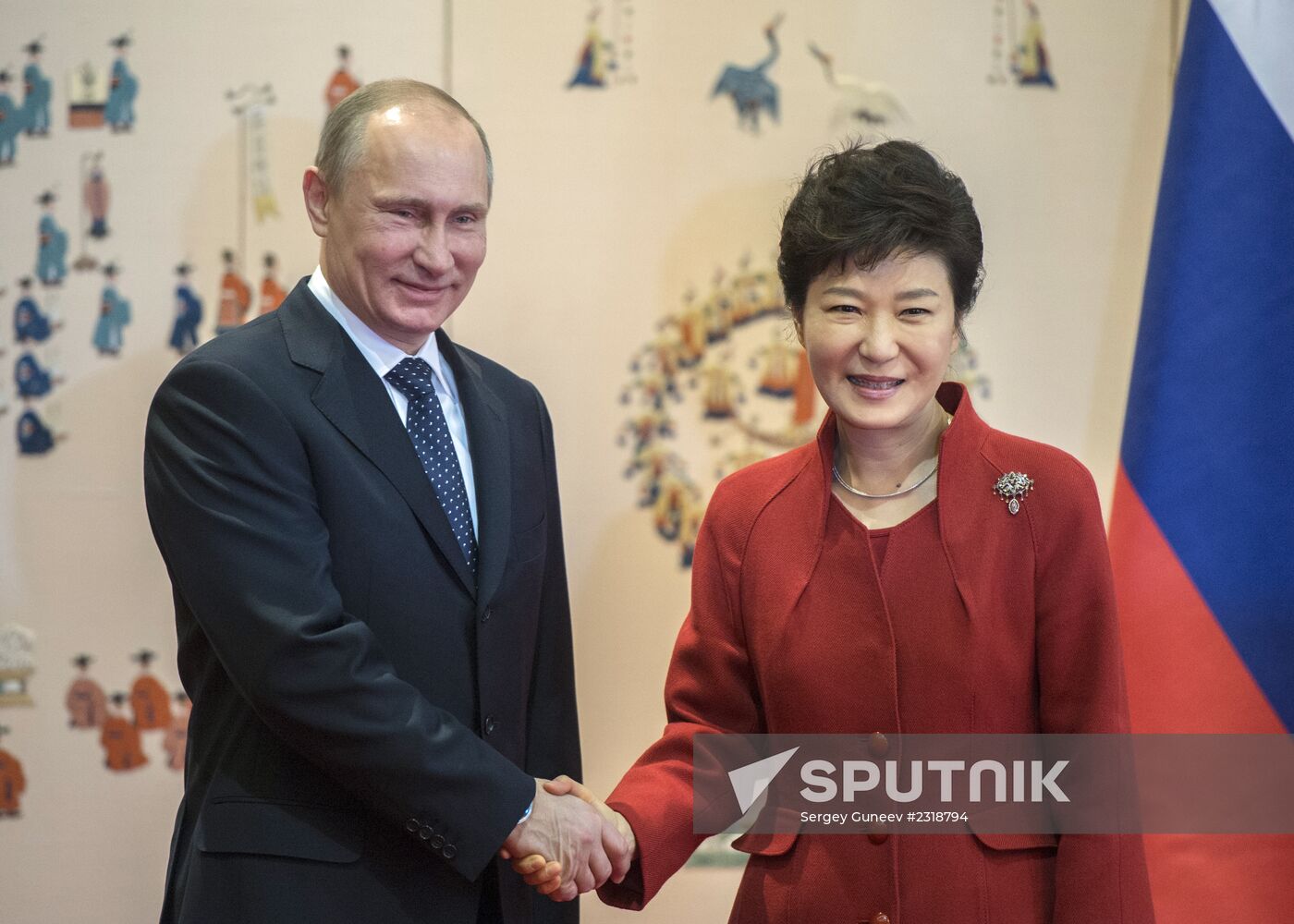 Vladimir Putin's official visit to South Korea