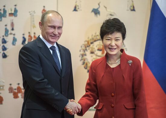 Vladimir Putin's official visit to South Korea