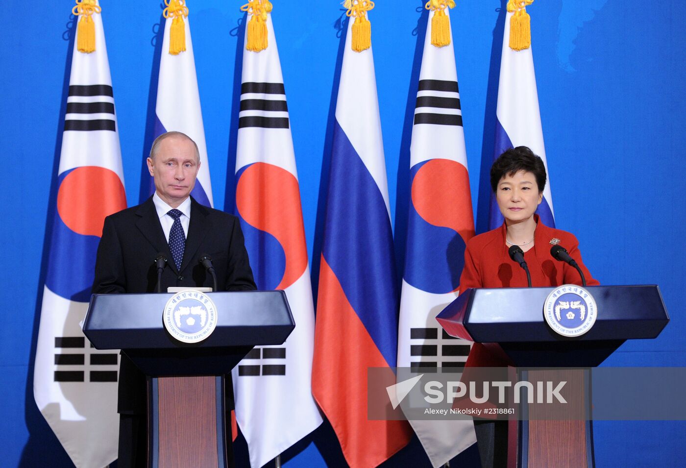 Vladimir Putin's official visit to South Korea