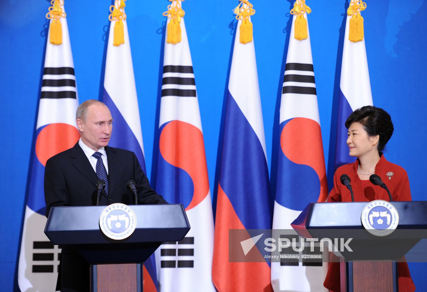 Vladimir Putin's official visit to South Korea