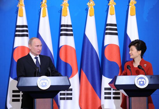 Vladimir Putin's official visit to South Korea