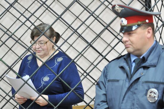 Court hears Nadezhda Tsapok's case