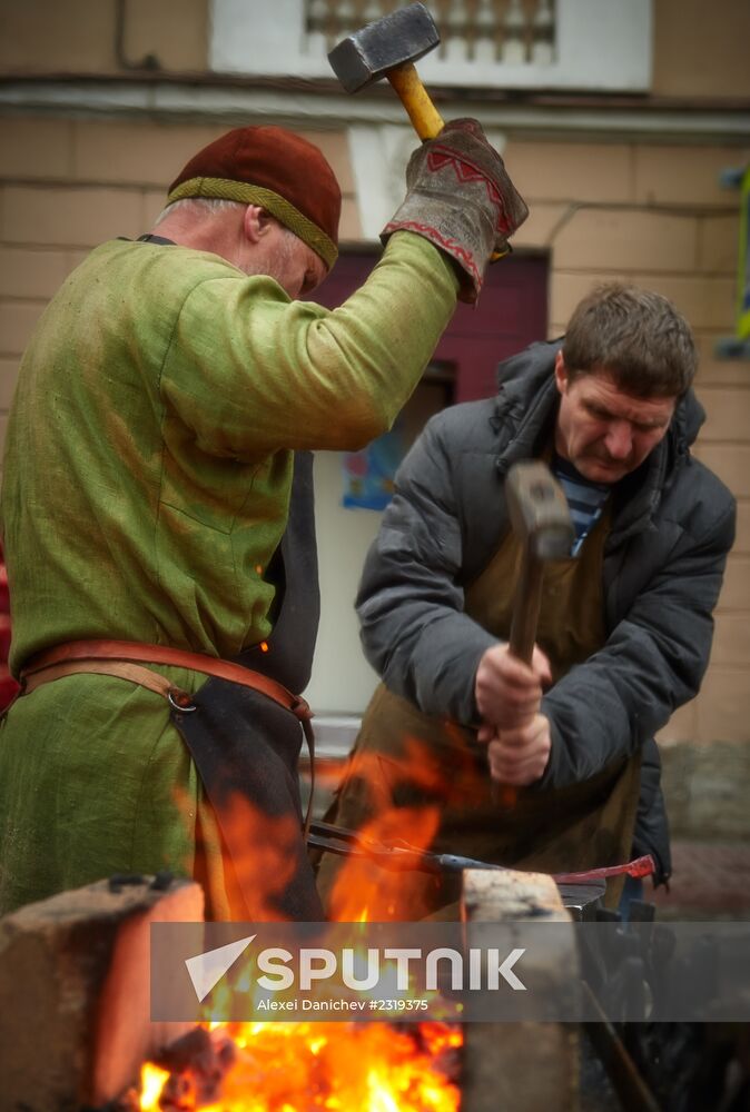 "The Philosophy of Metal" smithcraft exhibition in St Petersburg